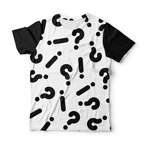 Men's Unisex T shirt Tee Symbol Graphic Prints Crew Neck White Short Sleeve 3D Print Outdoor Street Print Tops Vintage Sports Casual Big and Tall / Summer / Summer
Men's Unisex T shirt Tee Symbol Graphic Prints Crew Neck White Short Sleeve 3D Print Outdoor Street Print Tops Vintage Sports Casual Big and Tall / Summer / Summer
