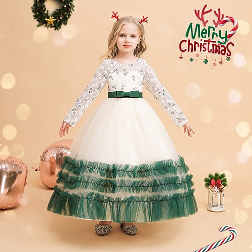 Santa Suit Cosplay Costume Christmas Dress Kid's Girls' Christmas Christmas Festival Christmas Festival / Holiday Dark Green Easy Carnival Costumes Sequin Christmas / Skirt
Santa Suit Cosplay Costume Christmas Dress Kid's Girls' Christmas Christmas Festival Christmas Festival / Holiday Dark Green Easy Carnival Costumes Sequin Christmas / Skirt