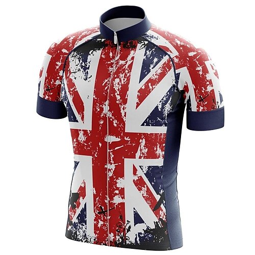 21Grams Men's Cycling Jersey Short Sleeve Bike Top with 3 Rear Pockets Mountain Bike MTB Road Bike Cycling Breathable Quick Dry Moisture Wicking Reflective Strips Red UK Polyester Spandex Sports
21Grams Men's Cycling Jersey Short Sleeve Bike Top with 3 Rear Pockets Mountain Bike MTB Road Bike Cycling Breathable Quick Dry Moisture Wicking Reflective Strips Red UK Polyester Spandex Sports