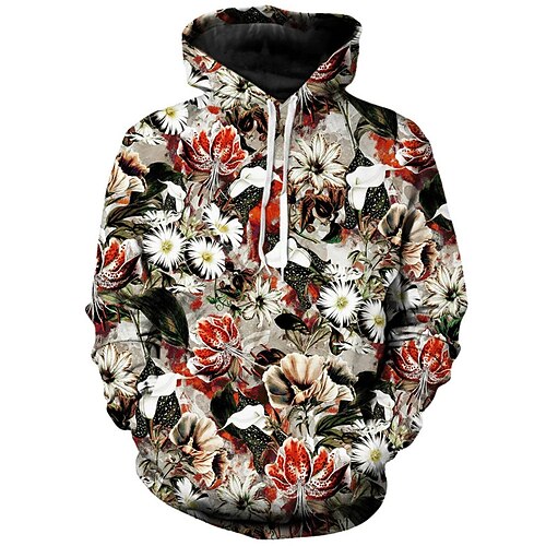 Men's Unisex Pullover Hoodie Sweatshirt Hooded Graphic Prints Flower Print Sports Outdoor Daily Sports 3D Print Basic Streetwear Hoodies Sweatshirts Long Sleeve Gray
Men's Unisex Pullover Hoodie Sweatshirt Hooded Graphic Prints Flower Print Sports Outdoor Daily Sports 3D Print Basic Streetwear Hoodies Sweatshirts Long Sleeve Gray