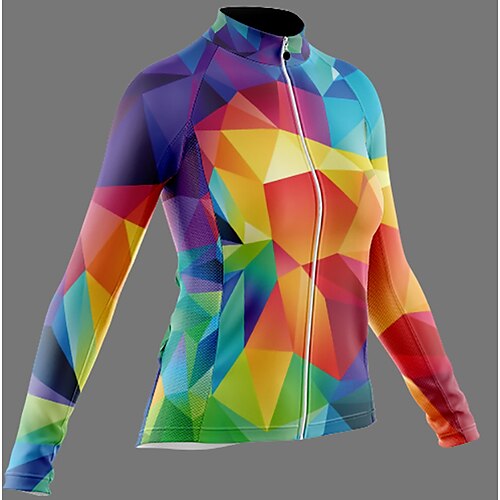Women's Cycling Jersey Long Sleeve Bike Jersey with 3 Rear Pockets Mountain Bike MTB Road Bike Cycling Breathable Ultraviolet Resistant Quick Dry Purple Polyester Sports Clothing Apparel / Stretchy
Women's Cycling Jersey Long Sleeve Bike Jersey with 3 Rear Pockets Mountain Bike MTB Road Bike Cycling Breathable Ultraviolet Resistant Quick Dry Purple Polyester Sports Clothing Apparel / Stretchy