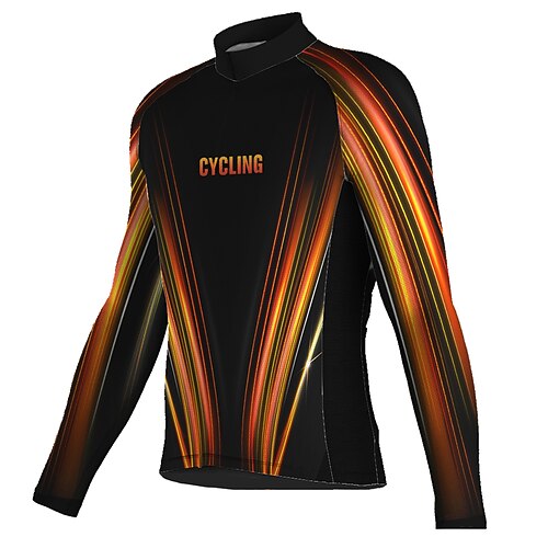 21Grams Men's Cycling Jersey Long Sleeve Bike Top with 3 Rear Pockets Mountain Bike MTB Road Bike Cycling Breathable Quick Dry Moisture Wicking Reflective Strips Orange Geometic Polyester Spandex
21Grams Men's Cycling Jersey Long Sleeve Bike Top with 3 Rear Pockets Mountain Bike MTB Road Bike Cycling Breathable Quick Dry Moisture Wicking Reflective Strips Orange Geometic Polyester Spandex