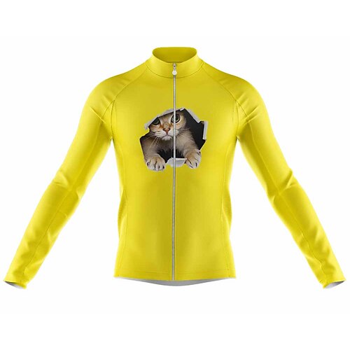 Men's Cycling Jersey Long Sleeve Bike Jersey with 3 Rear Pockets Mountain Bike MTB Road Bike Cycling Cycling Breathable Ultraviolet Resistant Quick Dry Yellow Polyester Sports Clothing Apparel
Men's Cycling Jersey Long Sleeve Bike Jersey with 3 Rear Pockets Mountain Bike MTB Road Bike Cycling Cycling Breathable Ultraviolet Resistant Quick Dry Yellow Polyester Sports Clothing Apparel