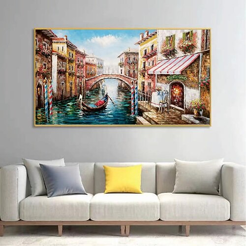 Handmade Hand Painted Wall Art Modern Abstract City River Landscape Home Decoration Decor Rolled Canvas No Frame Unstretched
Handmade Hand Painted Wall Art Modern Abstract City River Landscape Home Decoration Decor Rolled Canvas No Frame Unstretched