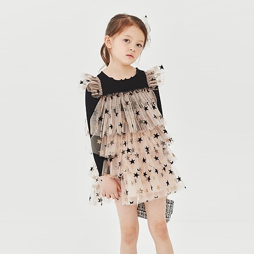 Kids Little Girls' Dress Geometric A Line Dress Party Vacation Beige Asymmetrical Long Sleeve Princess Sweet Dresses Fall Winter Regular Fit 2-8 Years
Kids Little Girls' Dress Geometric A Line Dress Party Vacation Beige Asymmetrical Long Sleeve Princess Sweet Dresses Fall Winter Regular Fit 2-8 Years