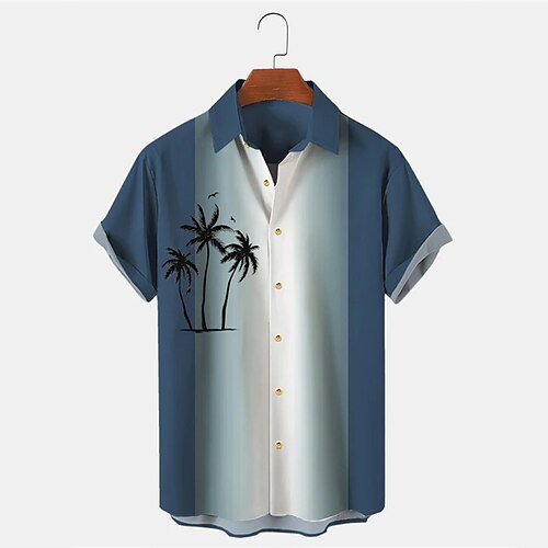 Men's Bowling Shirt Camp Shirt Graphic Tree Turndown Wine Green Blue Print Daily Holiday Short Sleeve Button-Down Print Clothing Apparel Vintage Color Block Hawaiian Comfortable / Summer / Summer
Men's Bowling Shirt Camp Shirt Graphic Tree Turndown Wine Green Blue Print Daily Holiday Short Sleeve Button-Down Print Clothing Apparel Vintage Color Block Hawaiian Comfortable / Summer / Summer