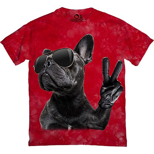 Men's Unisex T shirt Tee 3D Print Dog Graphic Prints Animal Crew Neck Street Daily Print Short Sleeve Tops Designer Casual Big and Tall Sports Purple Khaki Red / Summer
Men's Unisex T shirt Tee 3D Print Dog Graphic Prints Animal Crew Neck Street Daily Print Short Sleeve Tops Designer Casual Big and Tall Sports Purple Khaki Red / Summer