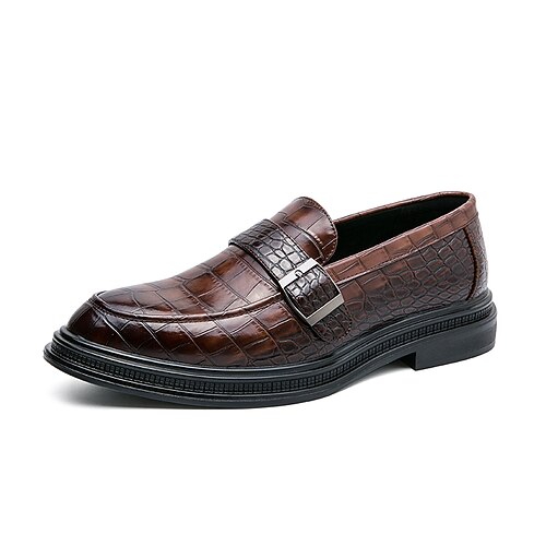 Men's Loafers Slip-Ons Retro Comfort Loafers British Style Plaid Shoes Casual Vintage British Daily Office Career PU Black Brown Fall Spring
Men's Loafers Slip-Ons Retro Comfort Loafers British Style Plaid Shoes Casual Vintage British Daily Office Career PU Black Brown Fall Spring
