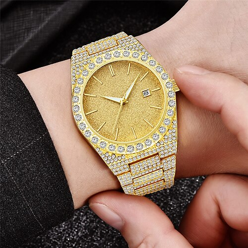 Quartz Watch for Men Analog Quartz Sexy Stylish Luxury Calendar Large Dial Alloy Alloy Creative / One Year
Quartz Watch for Men Analog Quartz Sexy Stylish Luxury Calendar Large Dial Alloy Alloy Creative / One Year