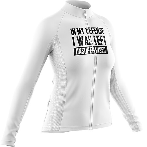Women's Cycling Jersey Long Sleeve Bike Jersey with 3 Rear Pockets Mountain Bike MTB Road Bike Cycling Breathable Ultraviolet Resistant Quick Dry White Polyester Sports Clothing Apparel / Stretchy
Women's Cycling Jersey Long Sleeve Bike Jersey with 3 Rear Pockets Mountain Bike MTB Road Bike Cycling Breathable Ultraviolet Resistant Quick Dry White Polyester Sports Clothing Apparel / Stretchy