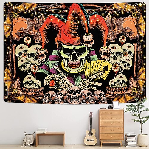 Halloween Party Holiday Wall Tapestry Art Decor Blanket Curtain Picnic Tablecloth Hanging Home Bedroom Living Room Dorm Decoration Psychedelic Pumpkin Haunted Scary House Polyester
Halloween Party Holiday Wall Tapestry Art Decor Blanket Curtain Picnic Tablecloth Hanging Home Bedroom Living Room Dorm Decoration Psychedelic Pumpkin Haunted Scary House Polyester