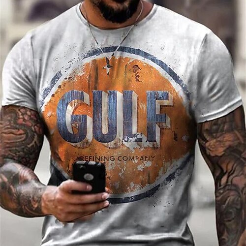 Men's Unisex T shirt Tee Letter Graphic Prints Crew Neck Beige 3D Print Outdoor Street Short Sleeve Print Clothing Apparel Sports Casual Big and Tall / Summer / Summer
Men's Unisex T shirt Tee Letter Graphic Prints Crew Neck Beige 3D Print Outdoor Street Short Sleeve Print Clothing Apparel Sports Casual Big and Tall / Summer / Summer