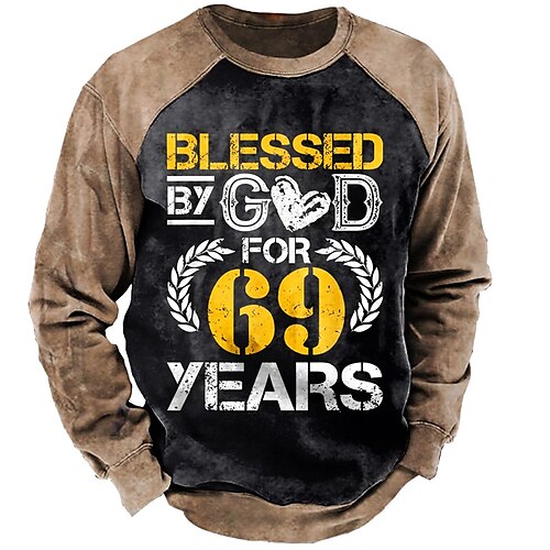 Men's Unisex Sweatshirt Pullover Color Block Graphic Prints Letter Patchwork Print Daily Sports Holiday 3D Print Basic Casual Hoodies Sweatshirts Brown
Men's Unisex Sweatshirt Pullover Color Block Graphic Prints Letter Patchwork Print Daily Sports Holiday 3D Print Basic Casual Hoodies Sweatshirts Brown