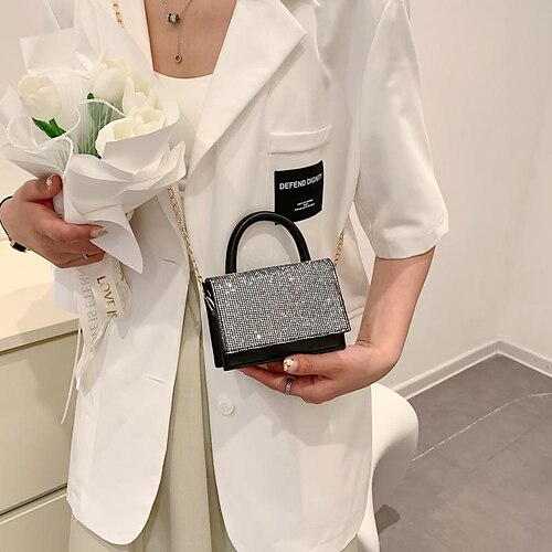 Women's Crossbody Bag Solid Color Party / Evening Daily Date Black Silver Gold Red
Women's Crossbody Bag Solid Color Party / Evening Daily Date Black Silver Gold Red