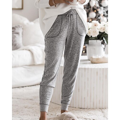 Mujer Pantalones de Deporte Persona que practica jogging Gris Media cintura Casual Ropa Deportiva Deportes recreativos Fin de semana Bolsillos laterales Microelástico Hasta el Tobillo Comodidad Plano
Mujer Pantalones de Deporte Persona que practica jogging Gris Media cintura Casual Ropa Deportiva Deportes recreativos Fin de semana Bolsillos laterales Microelástico Hasta el Tobillo Comodidad Plano