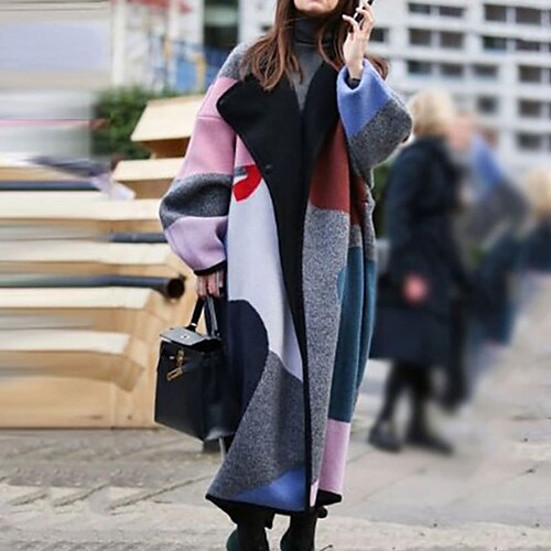 Women's Winter Coat Windproof Warm Outdoor Street Daily Vacation Oversized Single Breasted Lapel Elegant Modern Street Style Color Block Regular Fit Outerwear Long Sleeve Winter Fall Gray S M L
Women's Winter Coat Windproof Warm Outdoor Street Daily Vacation Oversized Single Breasted Lapel Elegant Modern Street Style Color Block Regular Fit Outerwear Long Sleeve Winter Fall Gray S M L