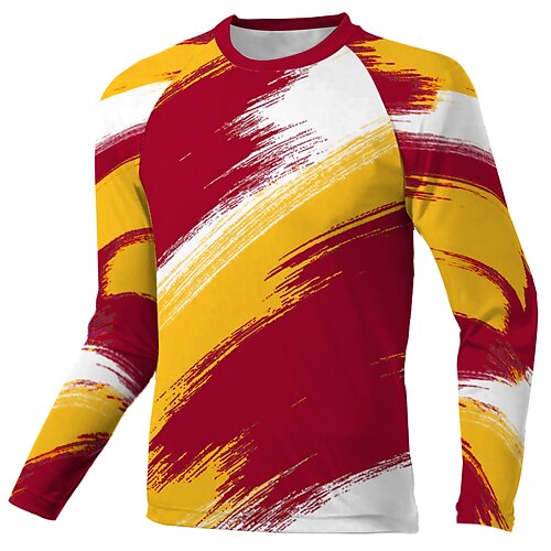 Men's Downhill Jersey Long Sleeve Red Yellow Graffiti Bike Breathable Quick Dry Polyester Spandex Sports Graffiti Clothing Apparel / Stretchy
Men's Downhill Jersey Long Sleeve Red Yellow Graffiti Bike Breathable Quick Dry Polyester Spandex Sports Graffiti Clothing Apparel / Stretchy