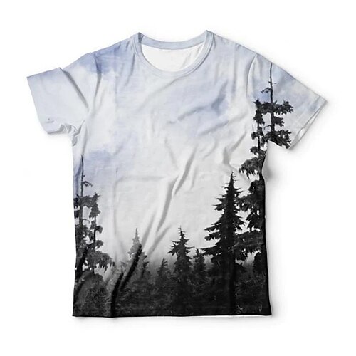 Men's Unisex T shirt Tee 3D Print Graphic Prints Tree Crew Neck Street Daily Print Short Sleeve Tops Casual Classic Big and Tall Sports Gray / Summer
Men's Unisex T shirt Tee 3D Print Graphic Prints Tree Crew Neck Street Daily Print Short Sleeve Tops Casual Classic Big and Tall Sports Gray / Summer
