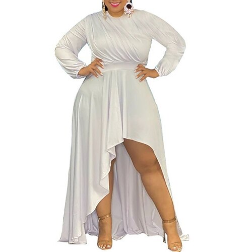 vestito da festa taglie forti da donna tinta unita girocollo manica lunga autunno inverno vestito da promenade maxi vestito lungo da festa vestito da vacanza
vestito da festa taglie forti da donna tinta unita girocollo manica lunga autunno inverno vestito da promenade maxi vestito lungo da festa vestito da vacanza