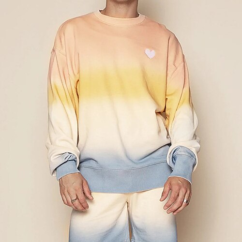 Men's Sweatshirt Pullover Graphic Gradient Daily Holiday Going out Other Prints Casual Streetwear Hoodies Sweatshirts Orange
Men's Sweatshirt Pullover Graphic Gradient Daily Holiday Going out Other Prints Casual Streetwear Hoodies Sweatshirts Orange