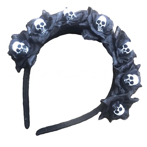 New Halloween Black Flower Headband Masquerade Atmosphere Horror Props Skull Decoration Headband Hair Accessories 
New Halloween Black Flower Headband Masquerade Atmosphere Horror Props Skull Decoration Headband Hair Accessories