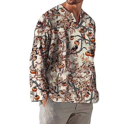 Homens Camisa Social Gráfico Plantas Decote V Marron Impressão 3D Ao ar livre Rua Manga Longa Imprimir Roupa Vintage Casual Clássico Corte Justo
Homens Camisa Social Gráfico Plantas Decote V Marron Impressão 3D Ao ar livre Rua Manga Longa Imprimir Roupa Vintage Casual Clássico Corte Justo