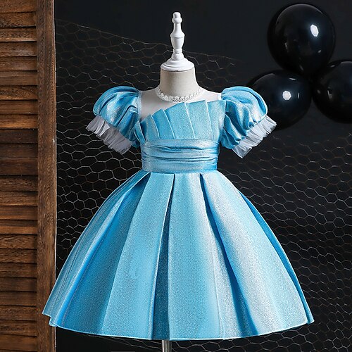 Kids Little Girls' Dress Solid Colored Skater Dress Party Daily Puff Sleeve Multicolor Blue Pink Knee-length Short Sleeve Princess Cute Dresses Spring Summer Slim 3-10 Years
Kids Little Girls' Dress Solid Colored Skater Dress Party Daily Puff Sleeve Multicolor Blue Pink Knee-length Short Sleeve Princess Cute Dresses Spring Summer Slim 3-10 Years