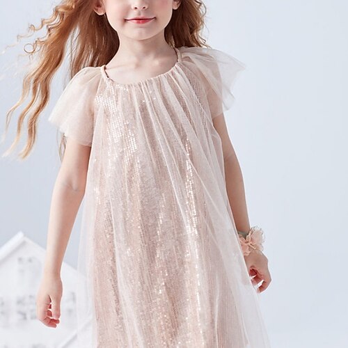 Kids Little Girls' Dress Solid Colored A Line Dress Daily Sparkle Dusty Rose Knee-length Short Sleeve Princess Sweet Dresses Summer Regular Fit 1pcs 3-12 Years
Kids Little Girls' Dress Solid Colored A Line Dress Daily Sparkle Dusty Rose Knee-length Short Sleeve Princess Sweet Dresses Summer Regular Fit 1pcs 3-12 Years