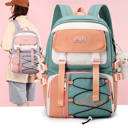 School Backpack Bookbag Multicolor for Student Boys Girls Water Resistant Breathable Large Capacity Nylon School Bag Back Pack Satchel 21 inch
School Backpack Bookbag Multicolor for Student Boys Girls Water Resistant Breathable Large Capacity Nylon School Bag Back Pack Satchel 21 inch