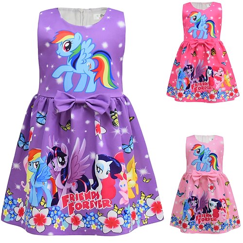 Kids Little Girls' Dress Cartoon Unicorn A Line Dress Performance Purple Pink Rose Asymmetrical Sleeveless Princess Sweet Dresses Spring Summer Regular Fit 2-8 Years
Kids Little Girls' Dress Cartoon Unicorn A Line Dress Performance Purple Pink Rose Asymmetrical Sleeveless Princess Sweet Dresses Spring Summer Regular Fit 2-8 Years