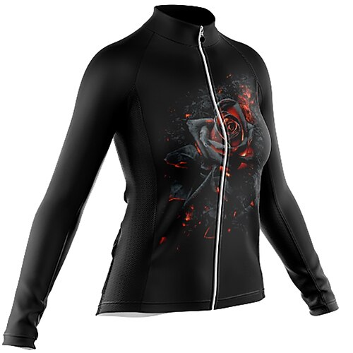 Women's Cycling Jersey Long Sleeve Bike Jersey with 3 Rear Pockets Mountain Bike MTB Road Bike Cycling Cycling Breathable Ultraviolet Resistant Quick Dry Black Polyester Sports Clothing Apparel
Women's Cycling Jersey Long Sleeve Bike Jersey with 3 Rear Pockets Mountain Bike MTB Road Bike Cycling Cycling Breathable Ultraviolet Resistant Quick Dry Black Polyester Sports Clothing Apparel