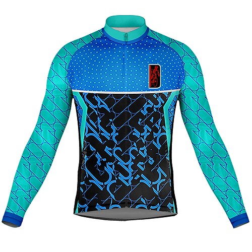 21Grams Men's Cycling Jersey Long Sleeve Bike Top with 3 Rear Pockets Mountain Bike MTB Road Bike Cycling Breathable Quick Dry Moisture Wicking Reflective Strips Blue Polyester Spandex Sports
21Grams Men's Cycling Jersey Long Sleeve Bike Top with 3 Rear Pockets Mountain Bike MTB Road Bike Cycling Breathable Quick Dry Moisture Wicking Reflective Strips Blue Polyester Spandex Sports