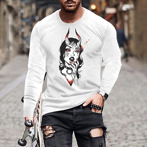 Men's Unisex T shirt Tee Character V Neck Green White Gray Navy Blue Long Sleeve Hot Stamping Outdoor Street Print Tops Basic Sports Designer Simple
Men's Unisex T shirt Tee Character V Neck Green White Gray Navy Blue Long Sleeve Hot Stamping Outdoor Street Print Tops Basic Sports Designer Simple