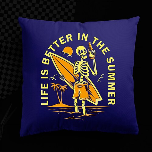 Halloween UV Reactive Cushion Cover 1PC Soft Decorative Skull Square Throw Pillow Cover Cushion Case Pillowcase for Bedroom Livingroom Superior Quality Machine Washable Indoor Cushion for Sofa Couch Bed Chair
Halloween UV Reactive Cushion Cover 1PC Soft Decorative Skull Square Throw Pillow Cover Cushion Case Pillowcase for Bedroom Livingroom Superior Quality Machine Washable Indoor Cushion for Sofa Couch Bed Chair