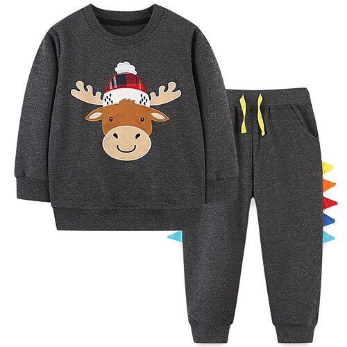 Kids Boys Hoodie Pants Clothing Set 2 Pieces White Black Blue Cartoon Animal Vacation Outdoor Comfort Daily 2-8 Years
Kids Boys Hoodie Pants Clothing Set 2 Pieces White Black Blue Cartoon Animal Vacation Outdoor Comfort Daily 2-8 Years