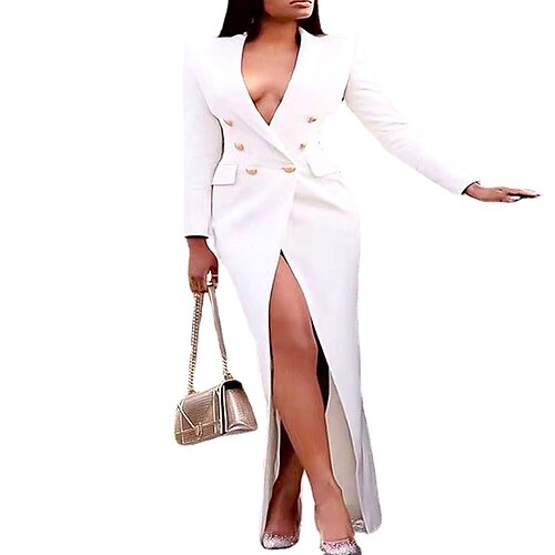 Women's Blazer Breathable Party Street Adjustable Double Breasted Turndown Street Style Floral Regular Fit Outerwear Long Sleeve Winter Fall White S M L XL XXL 3XL
Women's Blazer Breathable Party Street Adjustable Double Breasted Turndown Street Style Floral Regular Fit Outerwear Long Sleeve Winter Fall White S M L XL XXL 3XL