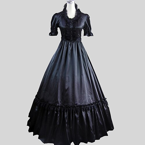 Rococo Victorian Ball Gown Vintage Dress Party Costume Masquerade Prom Dress Women's Costume Vintage Cosplay Party Halloween Carnival Short Sleeve Dress Masquerade
Rococo Victorian Ball Gown Vintage Dress Party Costume Masquerade Prom Dress Women's Costume Vintage Cosplay Party Halloween Carnival Short Sleeve Dress Masquerade