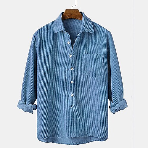 Men's Shirt Solid Color Collar Casual Daily Corduroy Long Sleeve Tops Basic Casual Vintage Blue Yellow Red
Men's Shirt Solid Color Collar Casual Daily Corduroy Long Sleeve Tops Basic Casual Vintage Blue Yellow Red