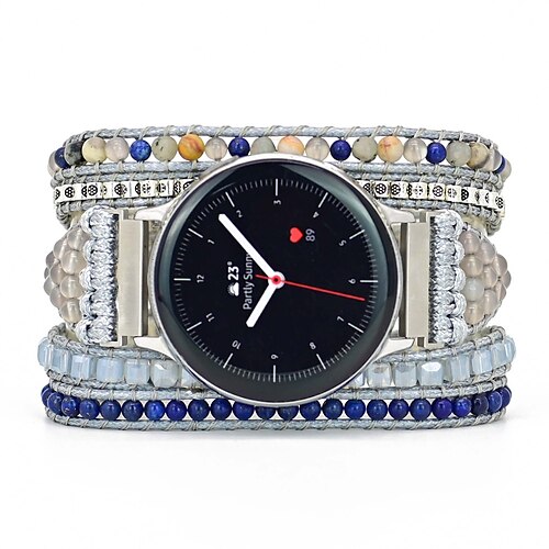 1 pcs Smart Watch Band for Samsung Galaxy Gear S2 Classic Gear S2 Classic, Gear 2 NEO Watch Active 2 40mm / 44mm, Watch Active 40mm Watch 3 45mm, Watch 46mm Gear S3 Frontier, Gear S3 Classic 20mm 22mm
1 pcs Smart Watch Band for Samsung Galaxy Gear S2 Classic Gear S2 Classic, Gear 2 NEO Watch Active 2 40mm / 44mm, Watch Active 40mm Watch 3 45mm, Watch 46mm Gear S3 Frontier, Gear S3 Classic 20mm 22mm