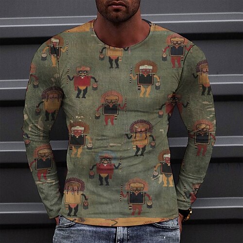 Men's T shirt Tee Tee Graphic Round Neck Orange Long Sleeve 3D Print Casual Daily Print Tops Fashion Designer Comfortable Big and Tall
Men's T shirt Tee Tee Graphic Round Neck Orange Long Sleeve 3D Print Casual Daily Print Tops Fashion Designer Comfortable Big and Tall