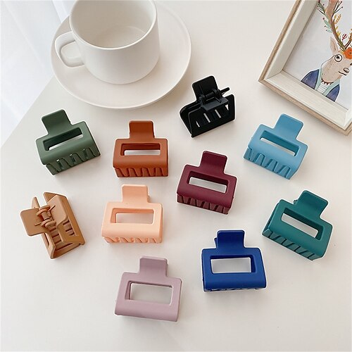 Hair Accessories Girly Temperament Hair Clip Frosted Style 5cm Temperament Medium Square Plate Hair Clip Hair Clip
Hair Accessories Girly Temperament Hair Clip Frosted Style 5cm Temperament Medium Square Plate Hair Clip Hair Clip