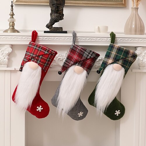 Christmas Stocking Knit Faceless Santa Gnome Doll Socks Christmas Candy Gift Bag Christmas Tree Pendant New Years Home Decor 2022 Beard Plaid Faceless Doll Christmas Plaid Socks Children's Candy Bag
Christmas Stocking Knit Faceless Santa Gnome Doll Socks Christmas Candy Gift Bag Christmas Tree Pendant New Years Home Decor 2022 Beard Plaid Faceless Doll Christmas Plaid Socks Children's Candy Bag