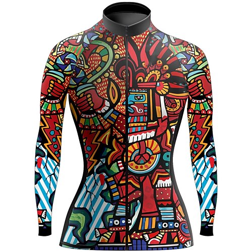 21Grams Women's Cycling Jersey Long Sleeve Bike Top with 3 Rear Pockets Mountain Bike MTB Road Bike Cycling Quick Dry Moisture Wicking Red Spandex Sports Clothing Apparel / Stretchy / Athleisure
21Grams Women's Cycling Jersey Long Sleeve Bike Top with 3 Rear Pockets Mountain Bike MTB Road Bike Cycling Quick Dry Moisture Wicking Red Spandex Sports Clothing Apparel / Stretchy / Athleisure