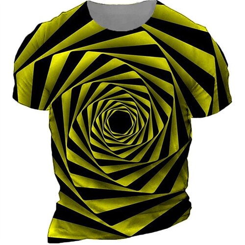 Men's Unisex T shirt Tee Optical Illusion Graphic Prints Crew Neck Green Short Sleeve 3D Print Outdoor Street Print Tops Sports Designer Casual Big and Tall / Summer / Summer
Men's Unisex T shirt Tee Optical Illusion Graphic Prints Crew Neck Green Short Sleeve 3D Print Outdoor Street Print Tops Sports Designer Casual Big and Tall / Summer / Summer