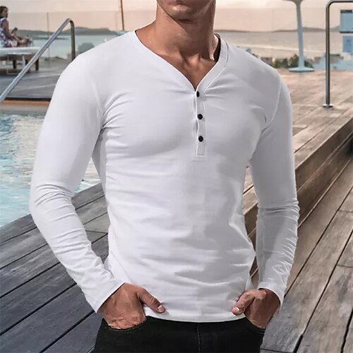 Hombre Camiseta Camisa de manga larga Plano Escote en Pico Calle Deportes Manga Larga Abotonar Ropa Moda Design Casual Cómodo
Hombre Camiseta Camisa de manga larga Plano Escote en Pico Calle Deportes Manga Larga Abotonar Ropa Moda Design Casual Cómodo
