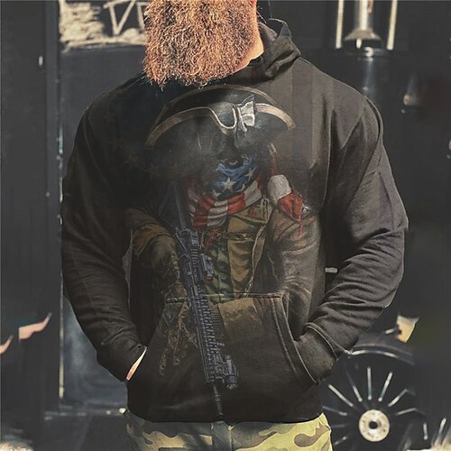 Men's Unisex Pullover Hoodie Sweatshirt Hooded Graphic Prints Print Daily Sports 3D Print Streetwear Designer Casual Clothing Apparel Pirate Hoodies Sweatshirts Long Sleeve Black Dark Gray
Men's Unisex Pullover Hoodie Sweatshirt Hooded Graphic Prints Print Daily Sports 3D Print Streetwear Designer Casual Clothing Apparel Pirate Hoodies Sweatshirts Long Sleeve Black Dark Gray