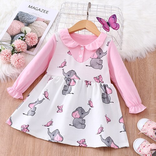 Kids Girls' Dress Animal A Line Dress Dress Daily Long Sleeve Cute Dress 2-8 Years Winter Pink
Kids Girls' Dress Animal A Line Dress Dress Daily Long Sleeve Cute Dress 2-8 Years Winter Pink