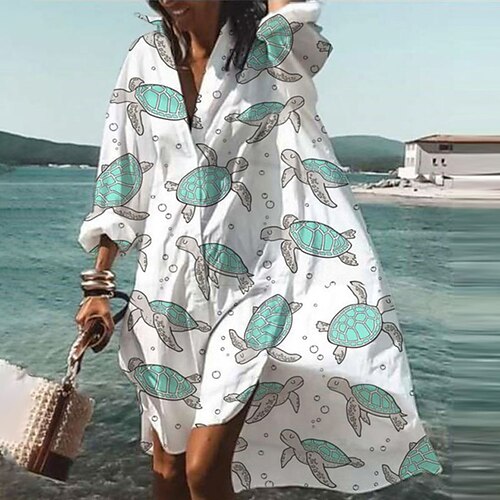 Women's Casual Dress Shirt Dress Knee Length Dress White Blue Purple Yellow Khaki Light Blue Long Sleeve Animal Print Abstract Print Fall Winter Shirt Collar Vacation Casual 2022 S M L XL XXL 3XL 4XL
Women's Casual Dress Shirt Dress Knee Length Dress White Blue Purple Yellow Khaki Light Blue Long Sleeve Animal Print Abstract Print Fall Winter Shirt Collar Vacation Casual 2022 S M L XL XXL 3XL 4XL