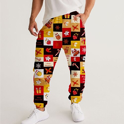 Men's Sweatpants Joggers Trousers Drawstring Elastic Waist 3D Print Graphic Prints Tartan Christmas Comfort Breathable Sports Outdoor Casual Daily Streetwear Stylish Yellow Micro-elastic / Designer
Men's Sweatpants Joggers Trousers Drawstring Elastic Waist 3D Print Graphic Prints Tartan Christmas Comfort Breathable Sports Outdoor Casual Daily Streetwear Stylish Yellow Micro-elastic / Designer