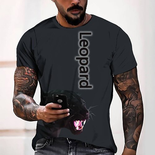 Men's T shirt Tee Tee Graphic Round Neck Gray Short Sleeve 3D Print Casual Daily 3D Print Tops Fashion Cool Designer Comfortable / Summer / Summer
Men's T shirt Tee Tee Graphic Round Neck Gray Short Sleeve 3D Print Casual Daily 3D Print Tops Fashion Cool Designer Comfortable / Summer / Summer